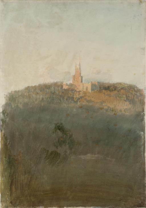 Joseph Mallord William Turner, ‘Fonthill Abbey ?from the South-West: Sunset’ 1799