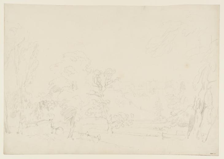 Joseph Mallord William Turner, ‘Cassiobury: The House Seen in the Distance from the South-West’ 1807