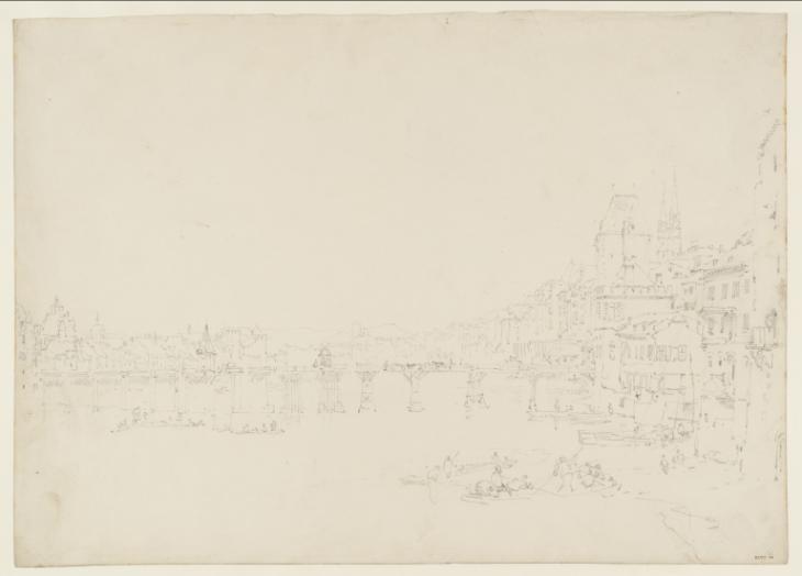 Joseph Mallord William Turner, ‘Basel: The City seen from the Rhine’ 1802