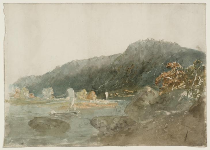 Joseph Mallord William Turner, ‘A Bend of the River Wye under High Cliffs’ 1798
