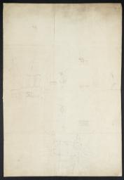 Studies of Details of the Interior of a Gothic Church, Joseph Mallord William Turner, 1798–9, Graphite on paper