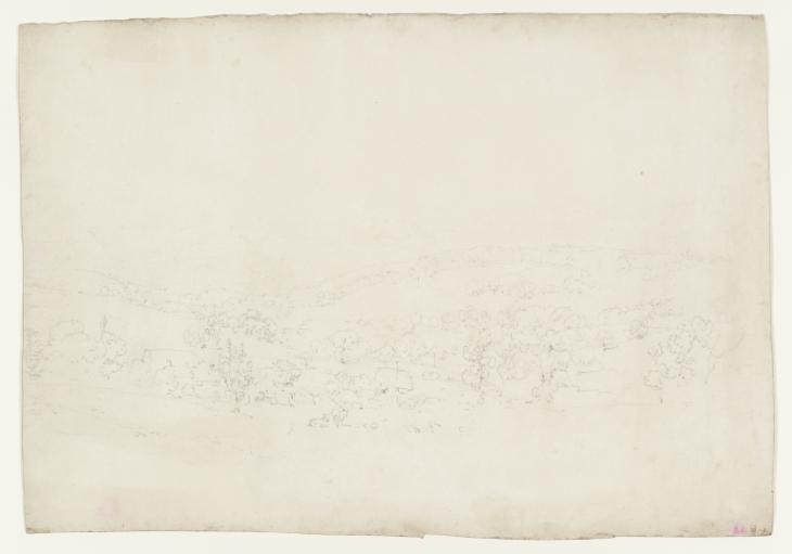 Joseph Mallord William Turner, ‘Harewood: Distant View of the House from the South-East’ 1797