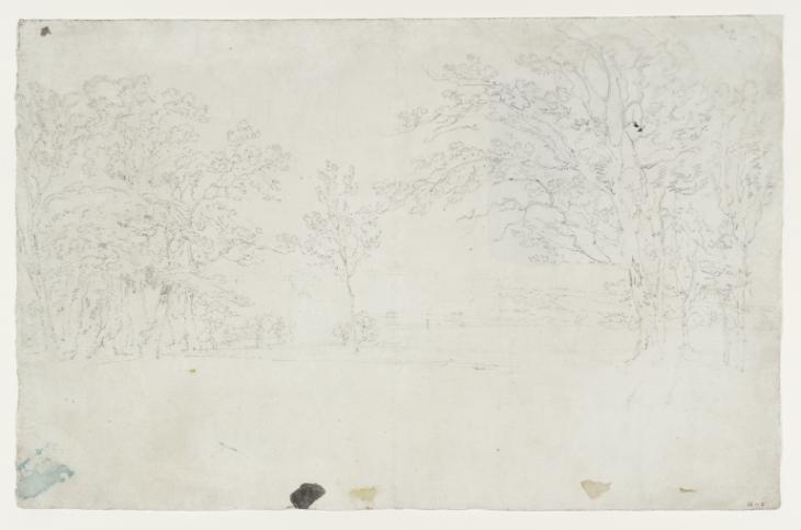 Joseph Mallord William Turner, ‘A Distant View of Harewood House from the North-East’ 1797