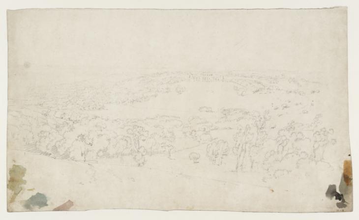 Joseph Mallord William Turner, ‘Distant View of Harewood House from the South’ 1797