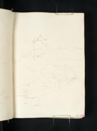 Morpeth Castle ?from the North, Joseph Mallord William Turner, 1801, Graphite on paper