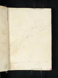 Norham: Looking along the Banks of the Tweed, with the Castle at the Right, Joseph Mallord William Turner, 1801, Graphite on paper