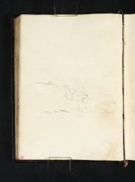 Norham: The Castle Seen above a Bend of the Tweed, Joseph Mallord William Turner, 1801, Graphite on paper