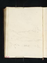 View of the Tweed at Norham, with the Castle Seen from the North East, Joseph Mallord William Turner, 1801, Graphite on paper