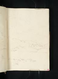 View of the Tweed at Norham, with the Castle Seen from the North East, Joseph Mallord William Turner, 1801, Graphite on paper