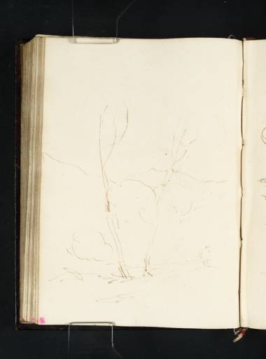 Joseph Mallord William Turner, ‘A Landscape with Trees in the Foreground and Part of a Ruin in the Distance’ 1801