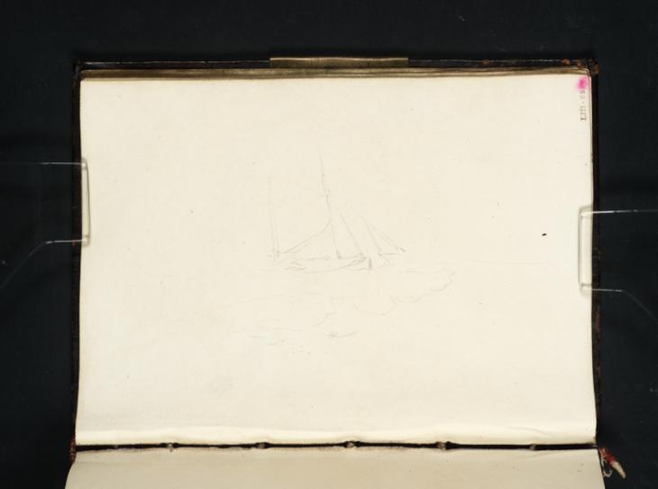 Joseph Mallord William Turner, ‘A Sailing Boat at Sea’ 1801