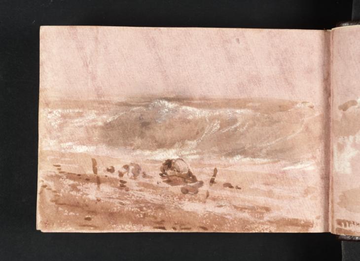 Joseph Mallord William Turner, ‘Waves Breaking on the Shore’ 1801