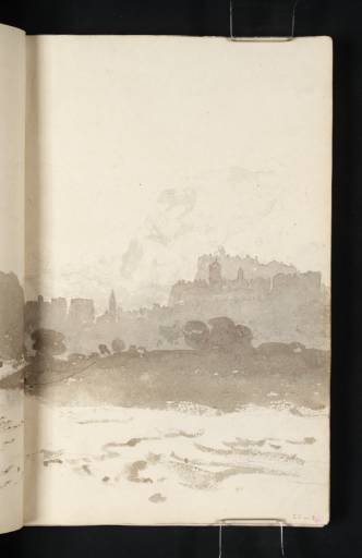 Joseph Mallord William Turner, ‘Edinburgh Seen from near Holyrood’ 1801
