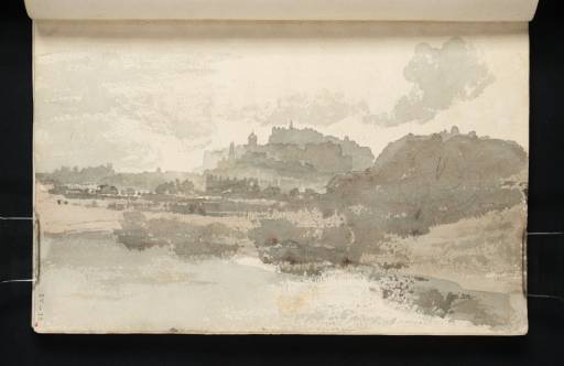 Joseph Mallord William Turner, ‘Edinburgh from the East, with St Margaret's Loch in the Foreground and Calton Hill to the Right’ 1801