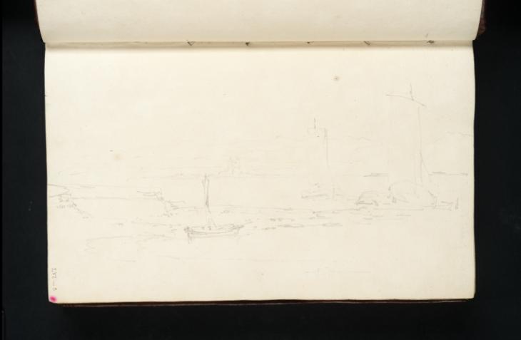 Joseph Mallord William Turner, ‘Looking across the Firth of Forth from South Queensferry to Rosyth Castle’ 1801