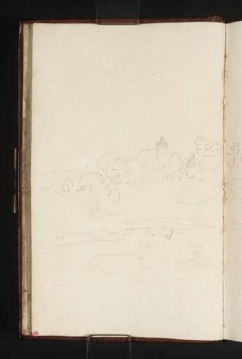 Joseph Mallord William Turner, ‘Linlithgow: The Church and Palace from the South, with the Loch in the Foreground’ 1801