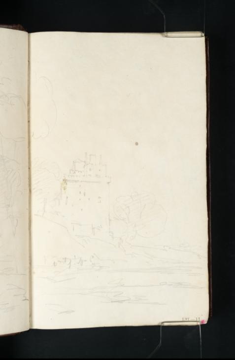 Joseph Mallord William Turner, ‘Linlithgow Palace: The South-East Corner of the Ruin Seen from the Loch’ 1801