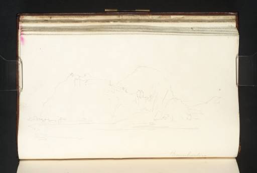 Joseph Mallord William Turner, ‘Dumbarton Rock from the North’ 1801
