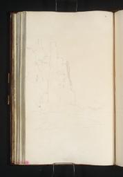 Kilchurn: Looking South West down Loch Awe, with the Castle in the Left Foreground, Joseph Mallord William Turner, 1801, Graphite on paper