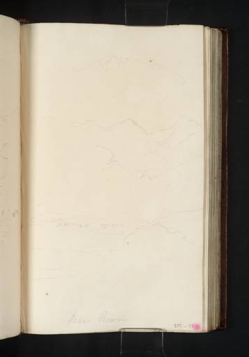 Joseph Mallord William Turner, ‘Crianlarich from Strath Fillan, with Ben More and Cruach Ardrain Beyond’ 1801