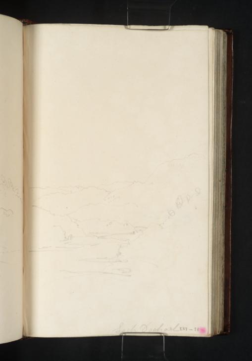 Joseph Mallord William Turner, ‘View Looking North-East along Glen Dochart, with Loch Dochart’ 1801