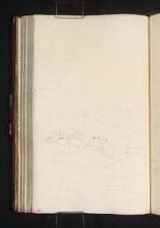 Looking Down on Kellin, with Part of the Bridge over the River Dochart and Loch Tay Beyond, Joseph Mallord William Turner, 1801, Graphite on paper