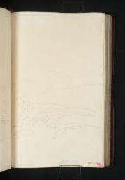 Looking Down on Kellin, with Part of the Bridge over the River Dochart and Loch Tay Beyond, Joseph Mallord William Turner, 1801, Graphite on paper
