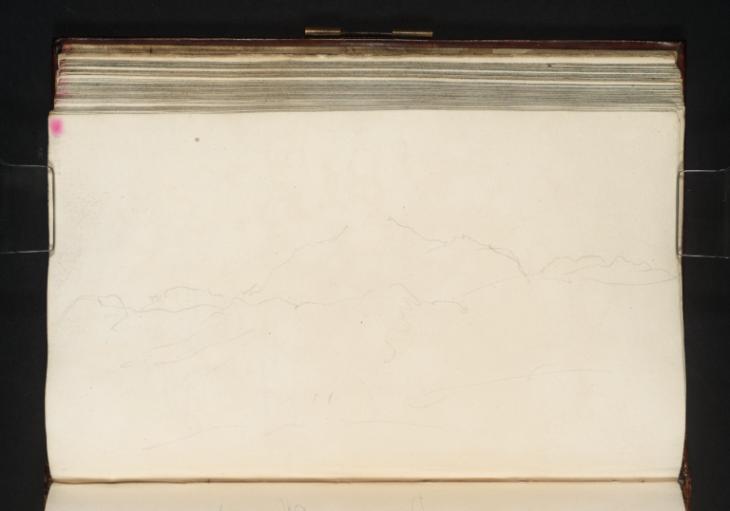 Joseph Mallord William Turner, ‘A High Mountain Partly Hidden by Cloud: ?Ben Lawers’ 1801