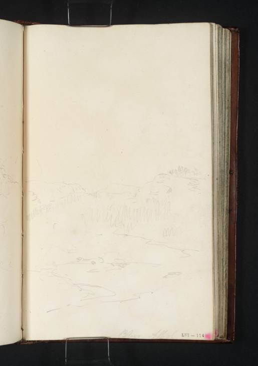 Joseph Mallord William Turner, ‘A River Valley with Wooded Hills and Mountains: ?The River Garry near Blair Atholl’ 1801