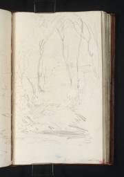 The Wooded Banks of the River Tilt at Blair Atholl, Joseph Mallord William Turner, 1801, Graphite on paper