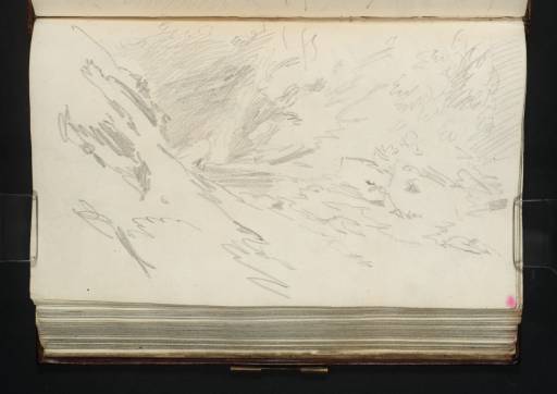 Joseph Mallord William Turner, ‘A Waterfall Cascading into the River Tilt above Blair Atholl’ 1801