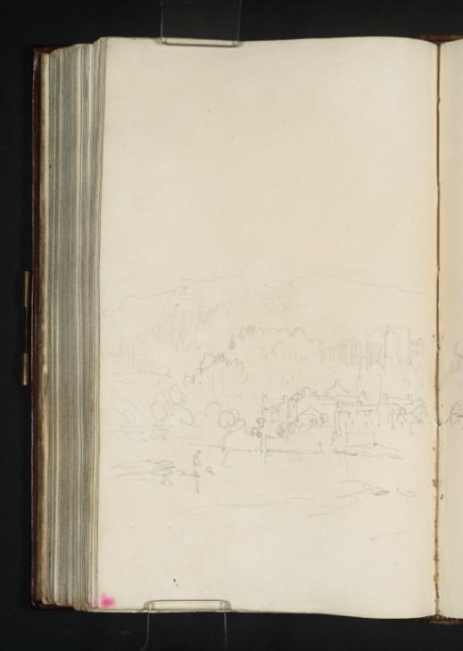 Joseph Mallord William Turner, ‘Dunkeld: The Town from the River's Edge Looking West, with Craigie Barns to the Right and Creag an Eunaich Beyond’ 1801