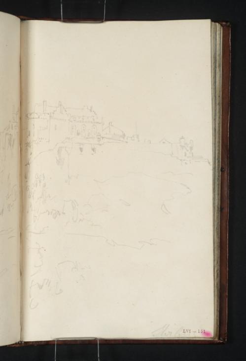 Joseph Mallord William Turner, ‘Stirling: View of the Castle from the South, Looking North from the Top of the Rock’ 1801