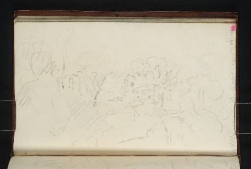 Joseph Mallord William Turner, ‘The Ruins of Blantyre Abbey Seen among Trees from across the Clyde’ 1801