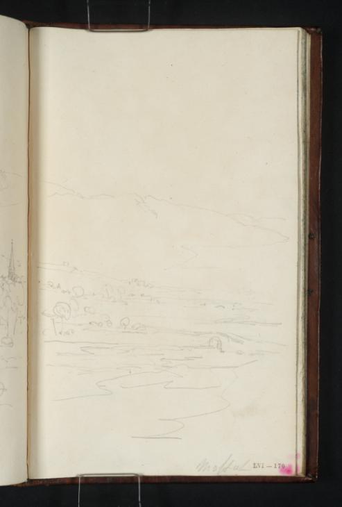 Joseph Mallord William Turner, ‘General View of Moffat from the West, with Mountains beyond’ 1801