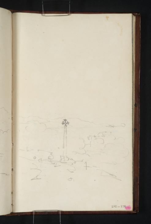 Joseph Mallord William Turner, ‘Bonshaw Tower, with Merkland Cross in the Foreground’ 1801