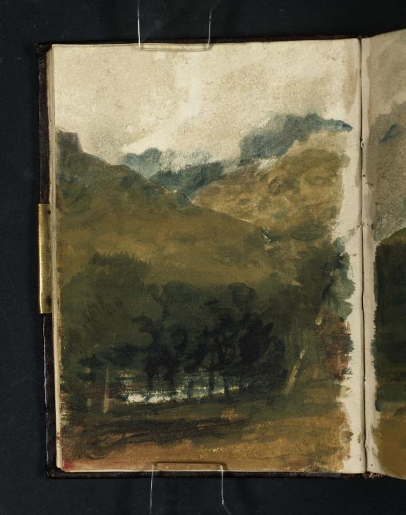 Joseph Mallord William Turner, ‘Loch Long seen through Trees, with Ben Arthur Rising into Clouds Above’ 1801