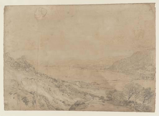 Joseph Mallord William Turner, ‘Glen Shira, Looking South over Loch Fyne, with Inveraray in the Distance’ 1801
