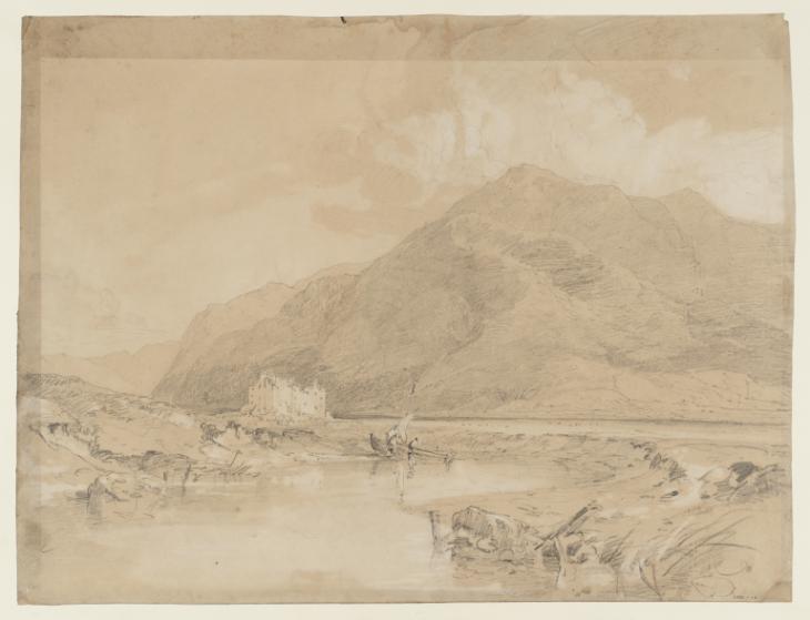 Joseph Mallord William Turner, ‘Kilchurn Castle, with the River Orchy, and Ben Cruachan Beyond’ 1801