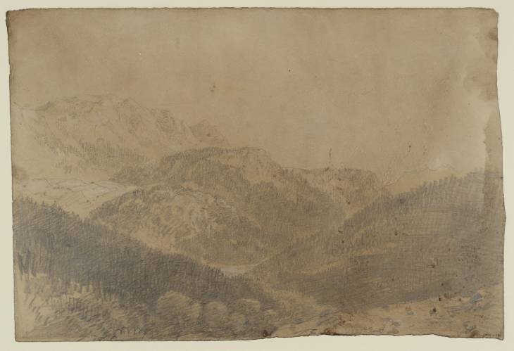 Joseph Mallord William Turner, ‘Mountains near Dunkeld’ 1801