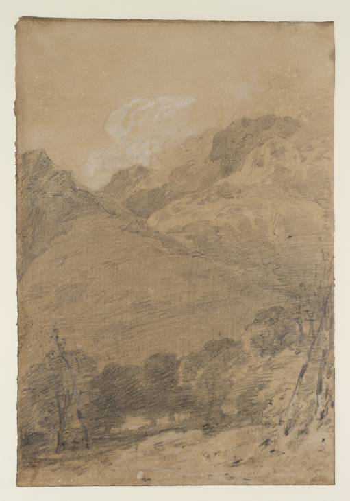Joseph Mallord William Turner, ‘A Road with Trees near Loch Long, with Ben Arthur Above’ 1801