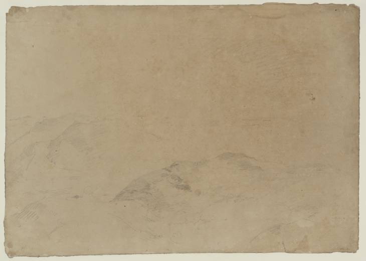 Joseph Mallord William Turner, ‘A View over Mountains’ 1801