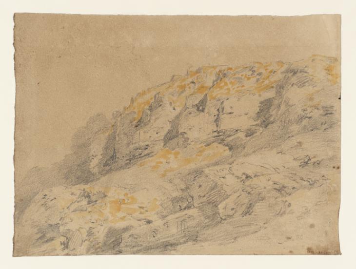 Joseph Mallord William Turner, ‘A Rocky Cliff’ 1801