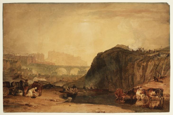 Joseph Mallord William Turner, ‘Edinburgh, from Caulton-hill’ exhibited 1804
