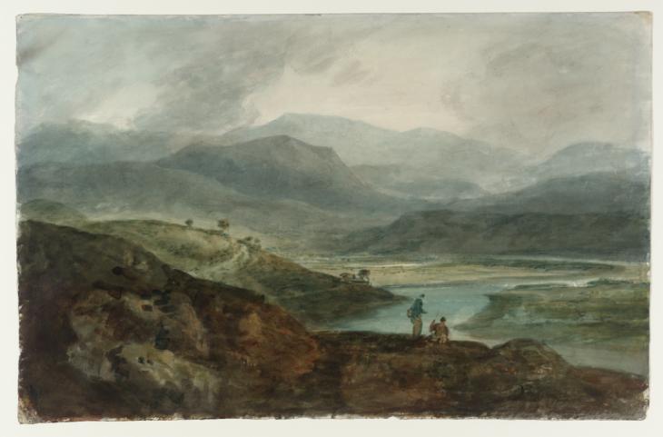 Joseph Mallord William Turner, ‘Lake and Mountains’ c.1801