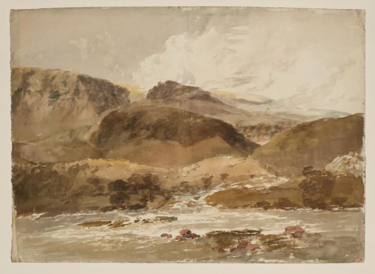 Joseph Mallord William Turner, ‘?The Glaslyn from Traeth Mawr’ ?1799