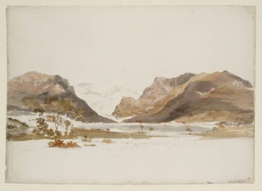 Joseph Mallord William Turner, ‘Llyn Nantlle with Snowdon Beyond’ c.1799-1800