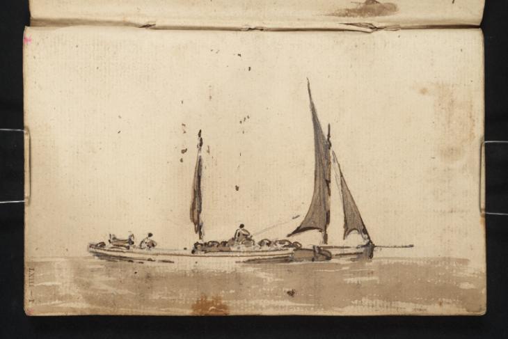 Joseph Mallord William Turner, ‘Two Barges’ c.1801