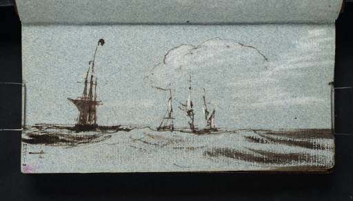 Joseph Mallord William Turner, ‘Sailing Ships at Sea’ c.1799-1800