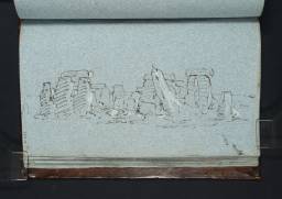 Stonehenge, Joseph Mallord William Turner, c.1799–1802, Ink and graphite on paper